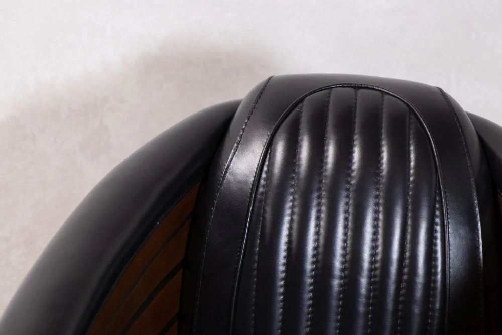 Belfast Leather Swivel Chair - Image 33