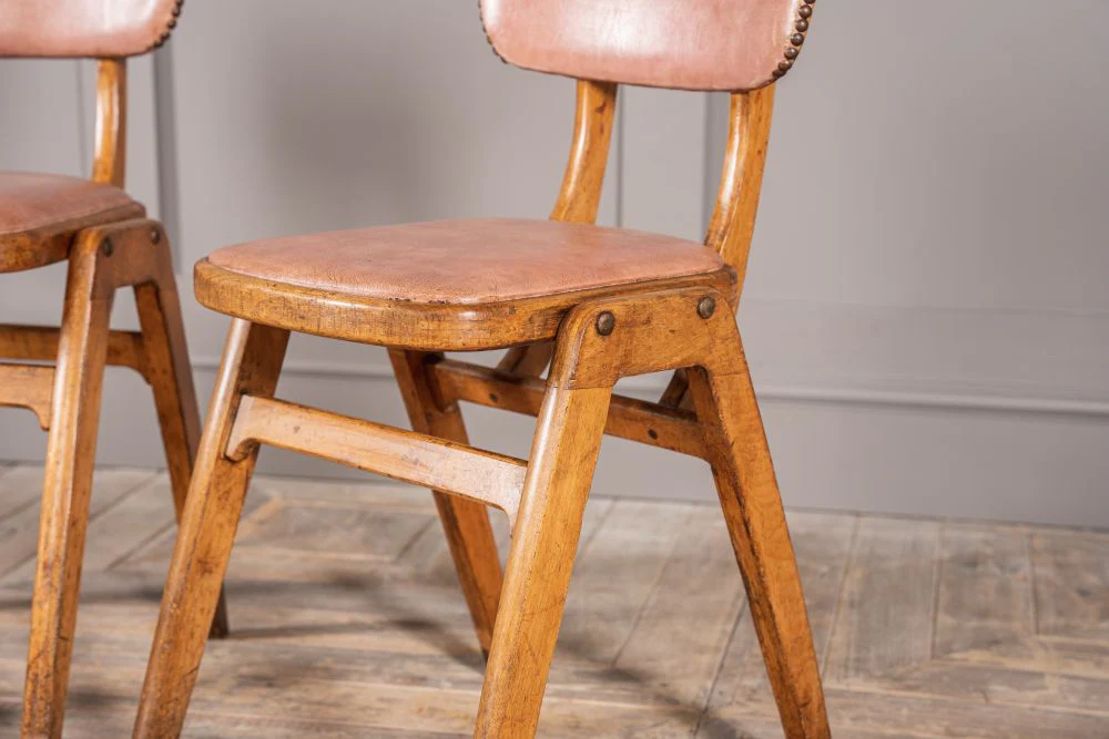 Vintage Stacking Ben Style Cafe Chairs - Image 13