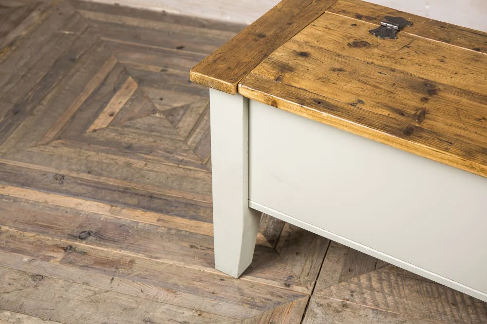 Bespoke Pine Bench with Storage - Image 5