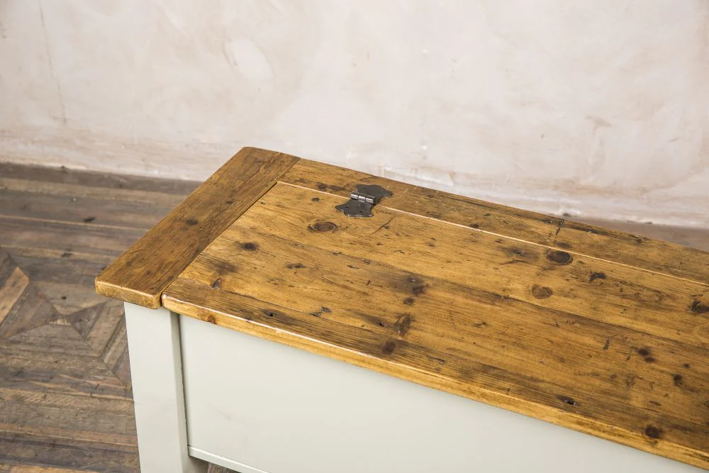 Bespoke Pine Bench with Storage - Image 8