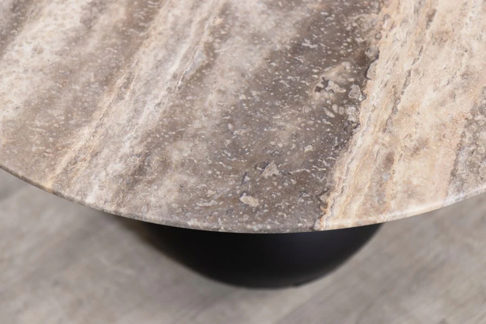 Bicester Coffee Table with Travertine Top - Image 6