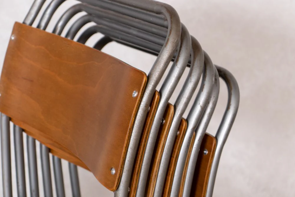 Biddulph Stacking Chair with Plywood Seat/Back - Image 6