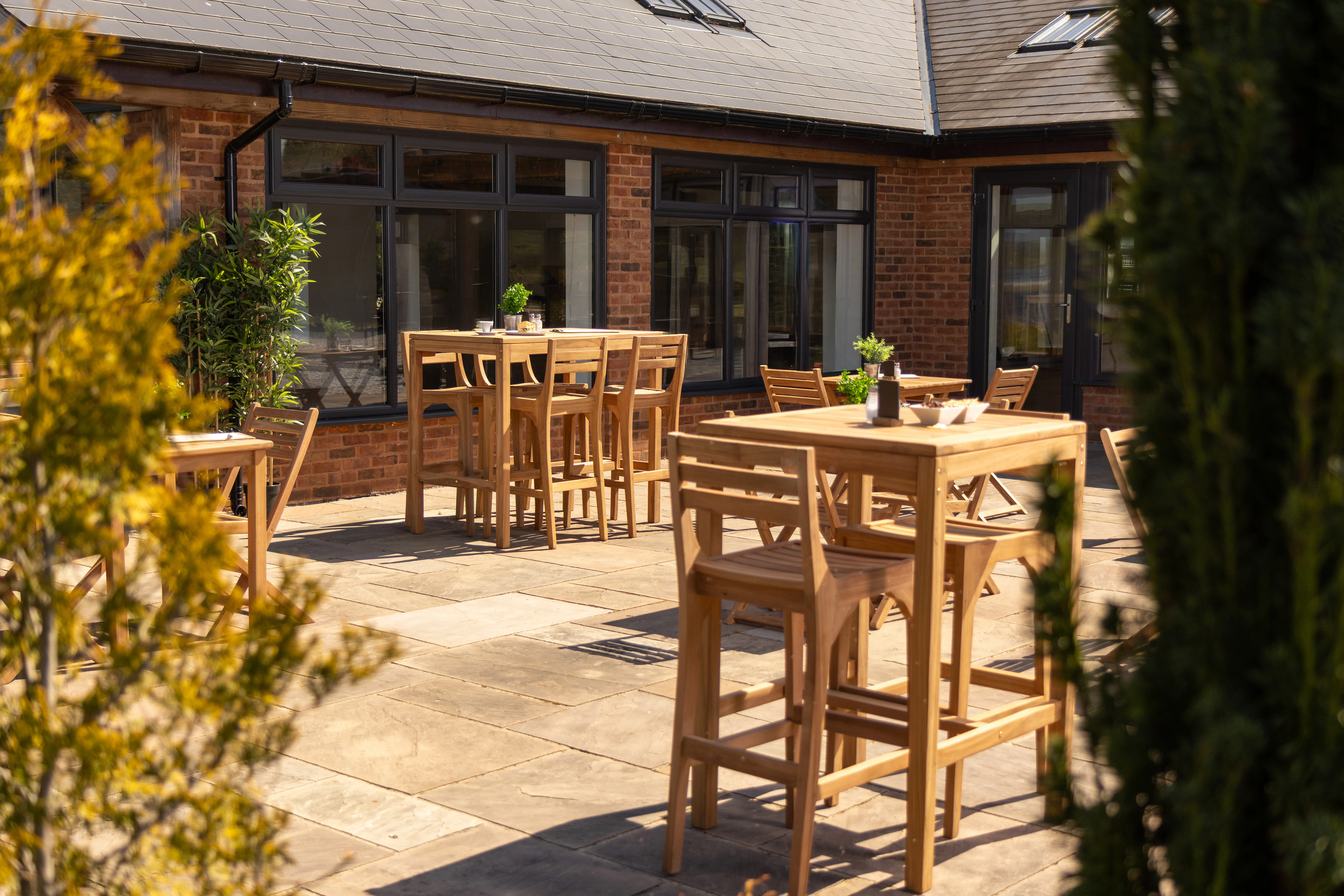 Teak Outdoor Bar Table - Image 29
