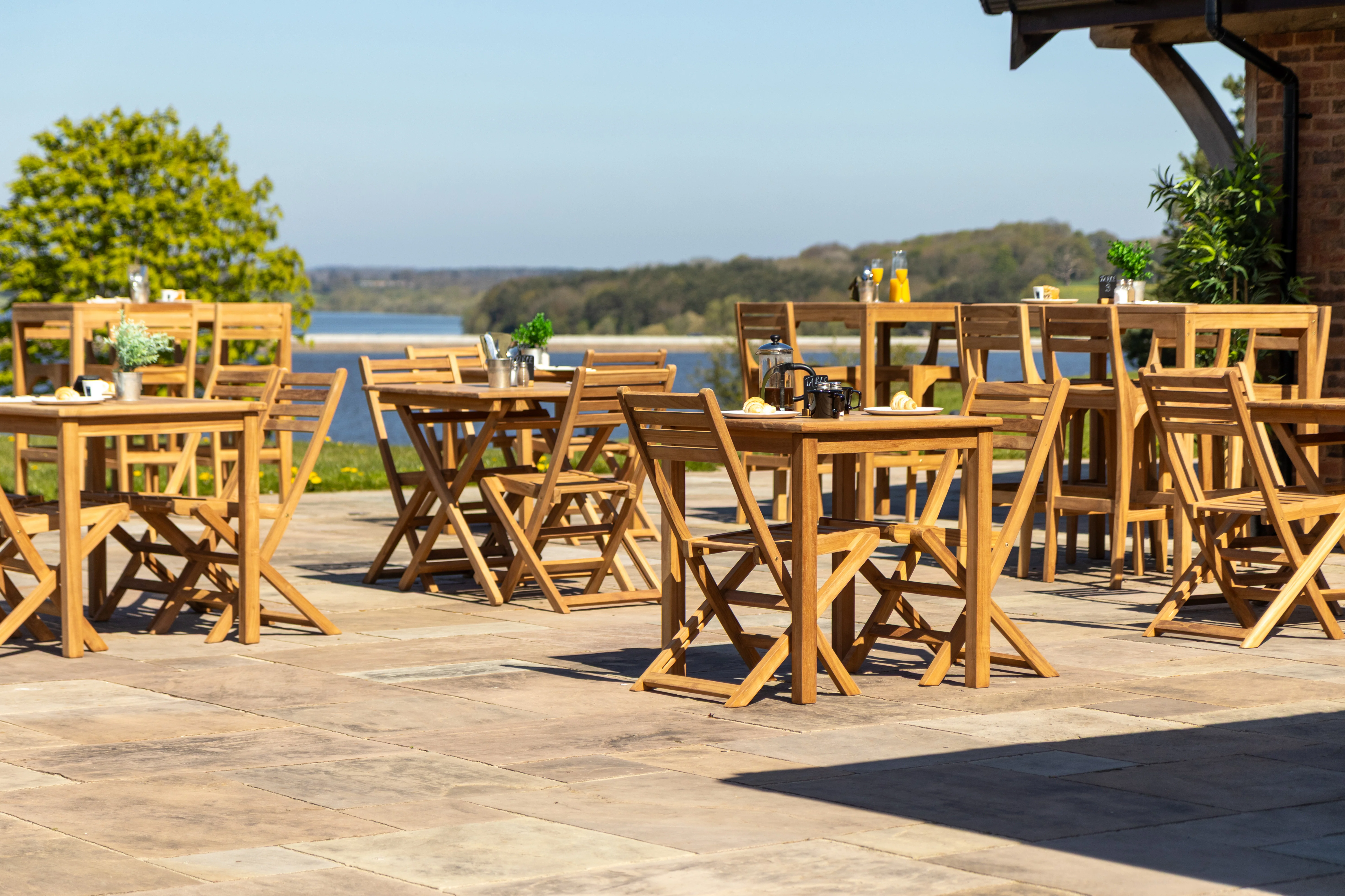 Teak Outdoor Bar Table - Image 6