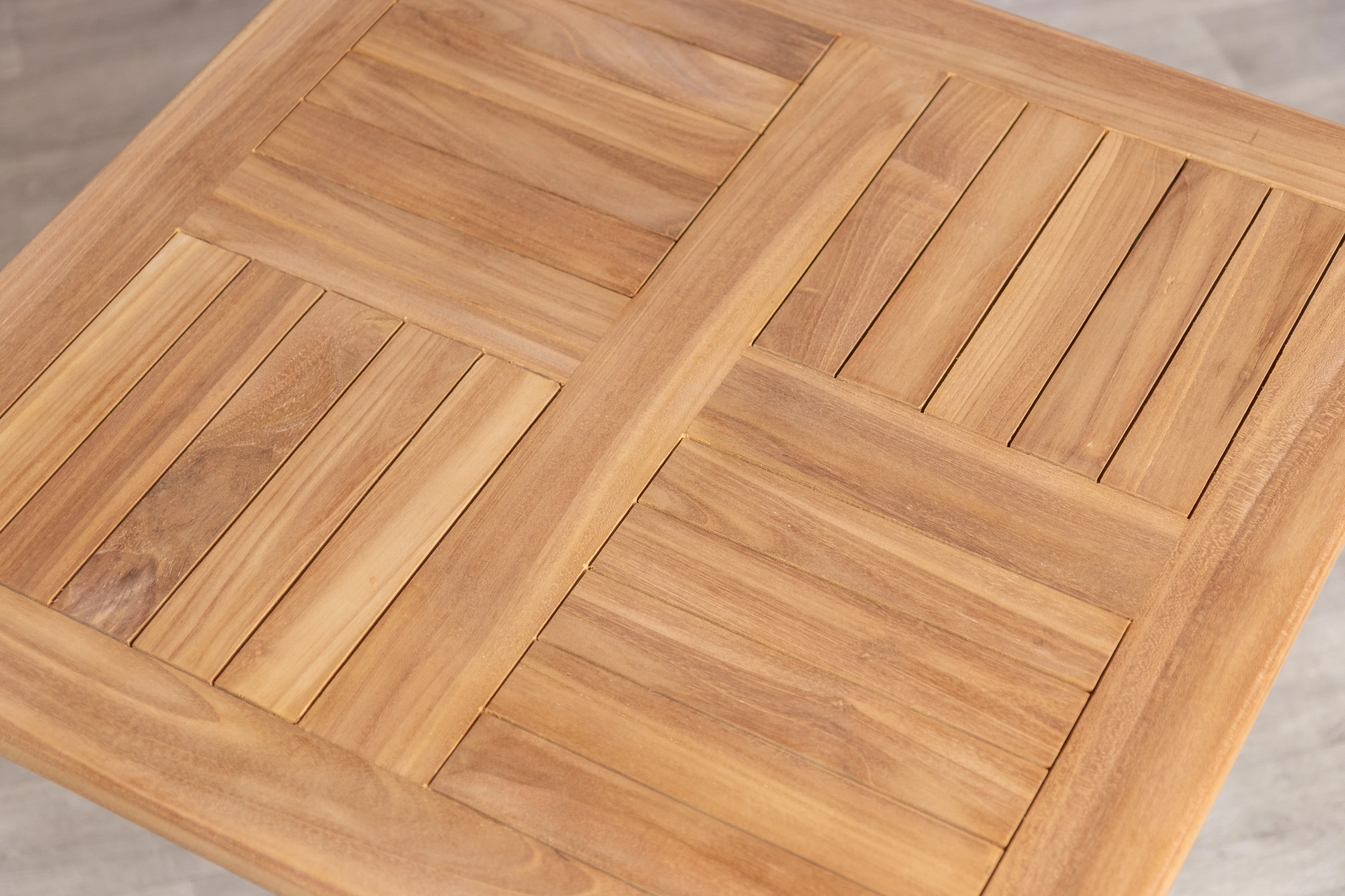 Teak Outdoor Square Table Top - Image 23