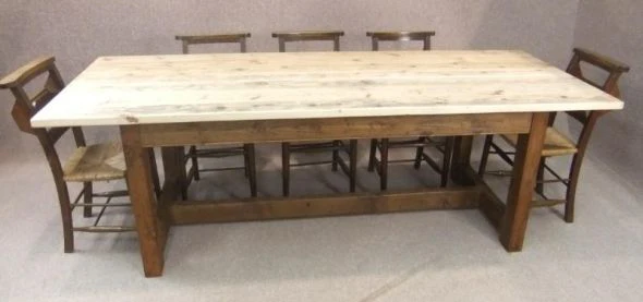 Woodstock Bespoke Bleached Top Table - Image 7
