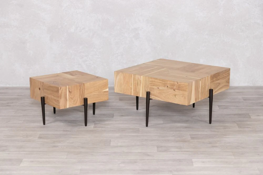 Block Coffee Tables - Set of 2