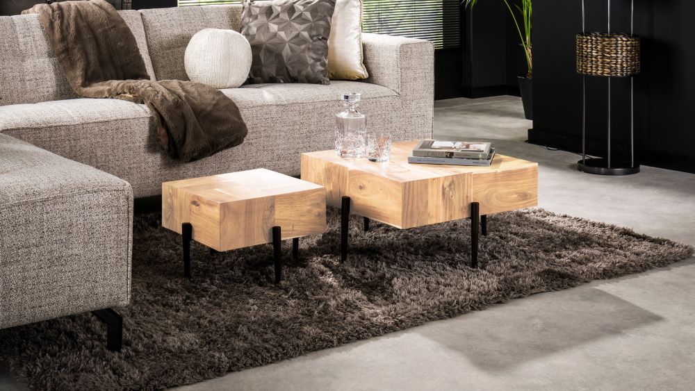 Block Coffee Tables - Set of 2 - Image 2