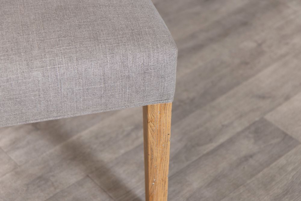 Brittany Linen Upholstered Chair - Stone - Image 9