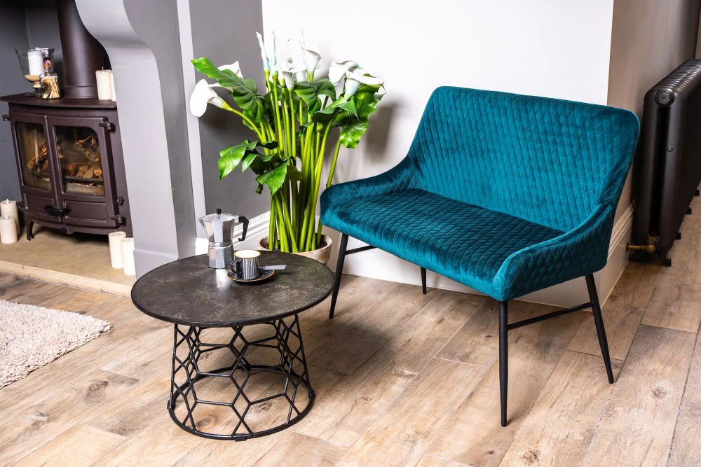 Bronte Velvet Bench Seat - Image 2