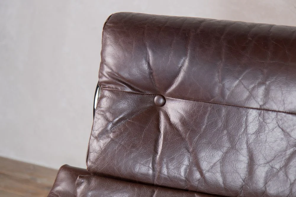 Vintage Pieff Leather Swivel Chair - Image 2