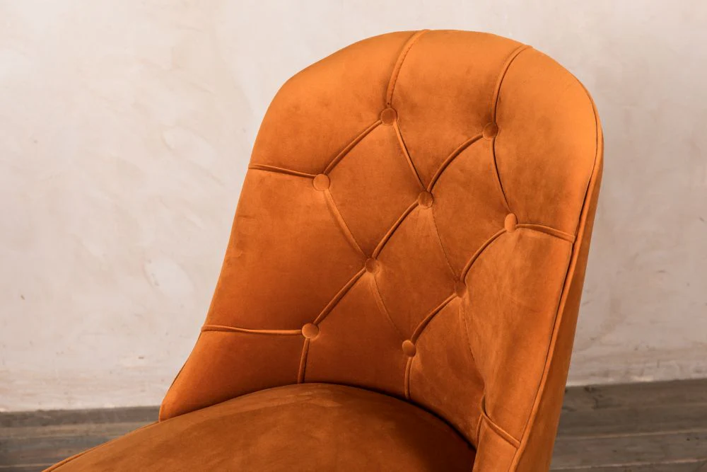 Pisa Velvet Button Back Dining Chair - Image 15