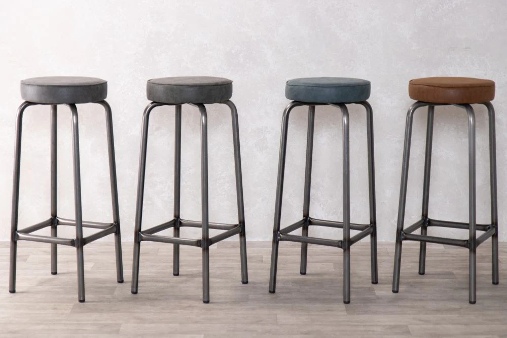 Cambridge Leather Style Bar Stool Range - Image 4