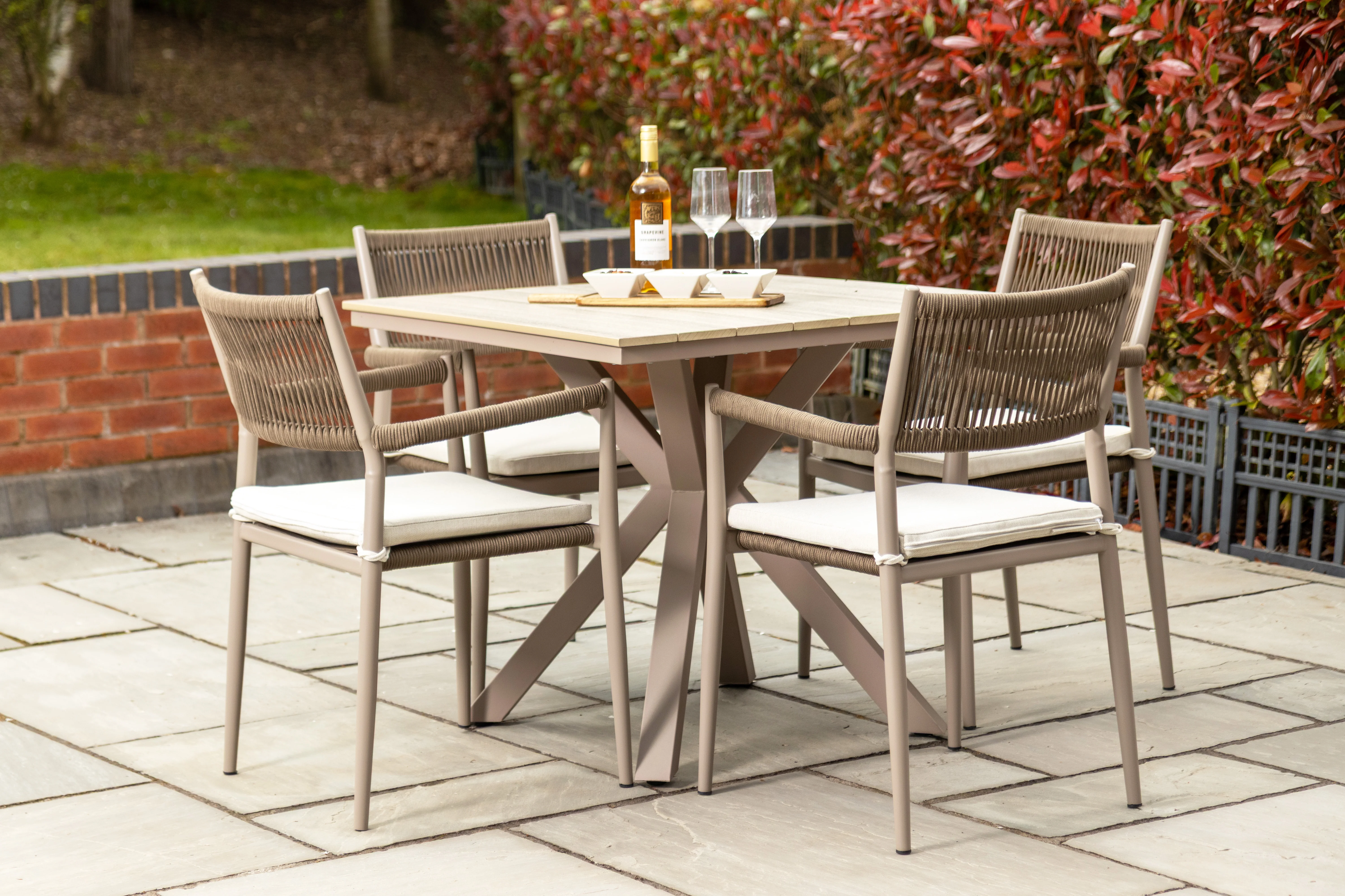 Capri Square Garden Table - Image 5
