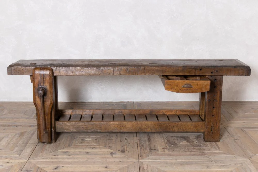 Victorian Carpenters Workbench With Leg Vice - Image 2