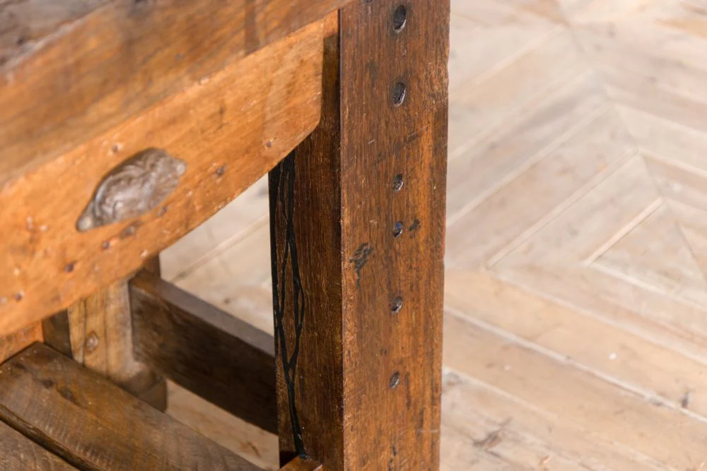 Victorian Carpenters Workbench With Leg Vice - Image 9