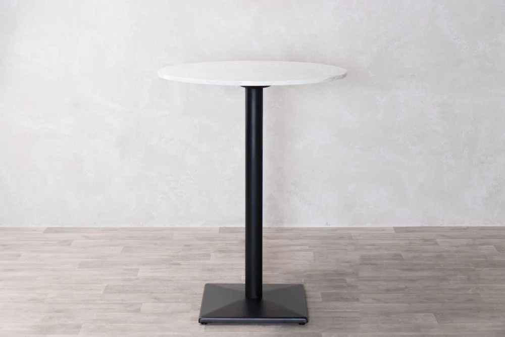 Italian Carrera Marble Round Cafe Bar Table Range - Image 5