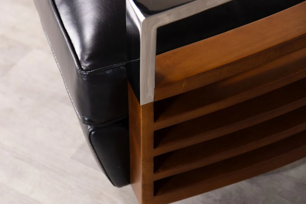Carter Leather Swivel Chair - Image 11