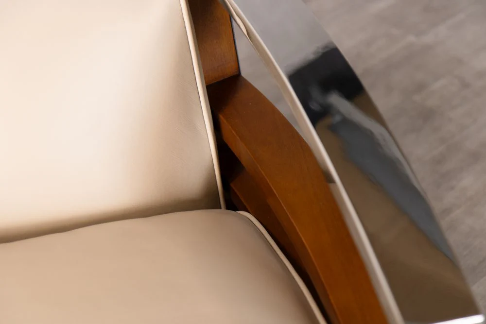 Carter Leather Swivel Chair - Image 17