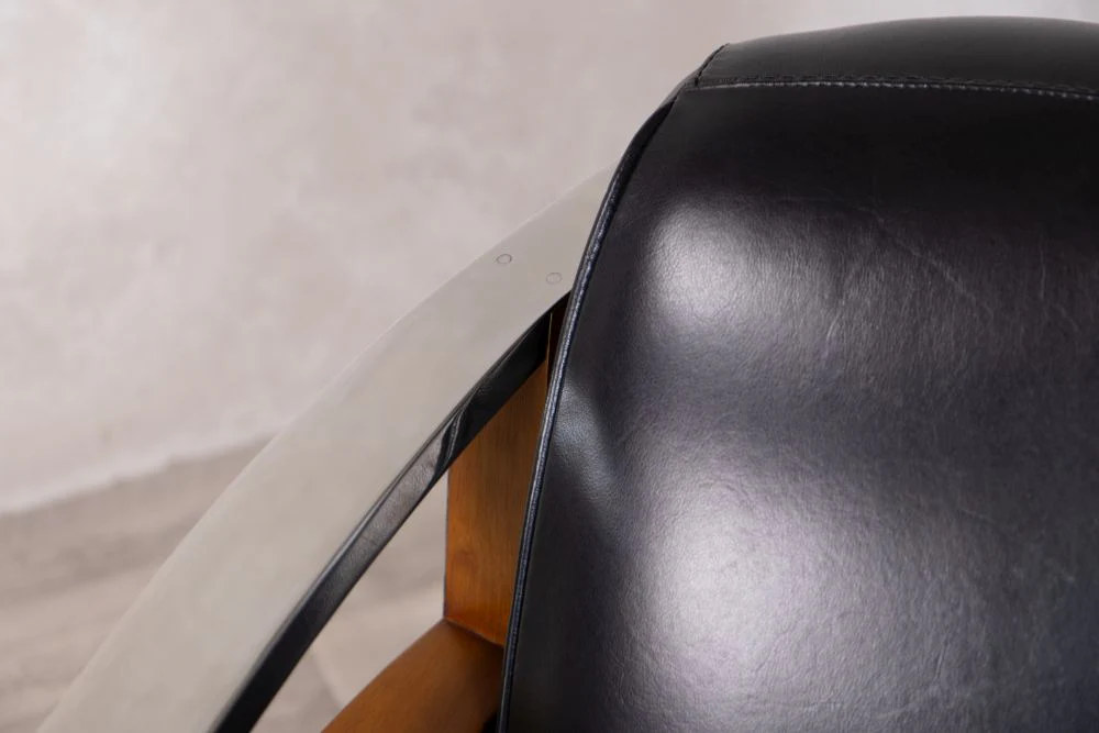 Carter Leather Swivel Chair - Image 6