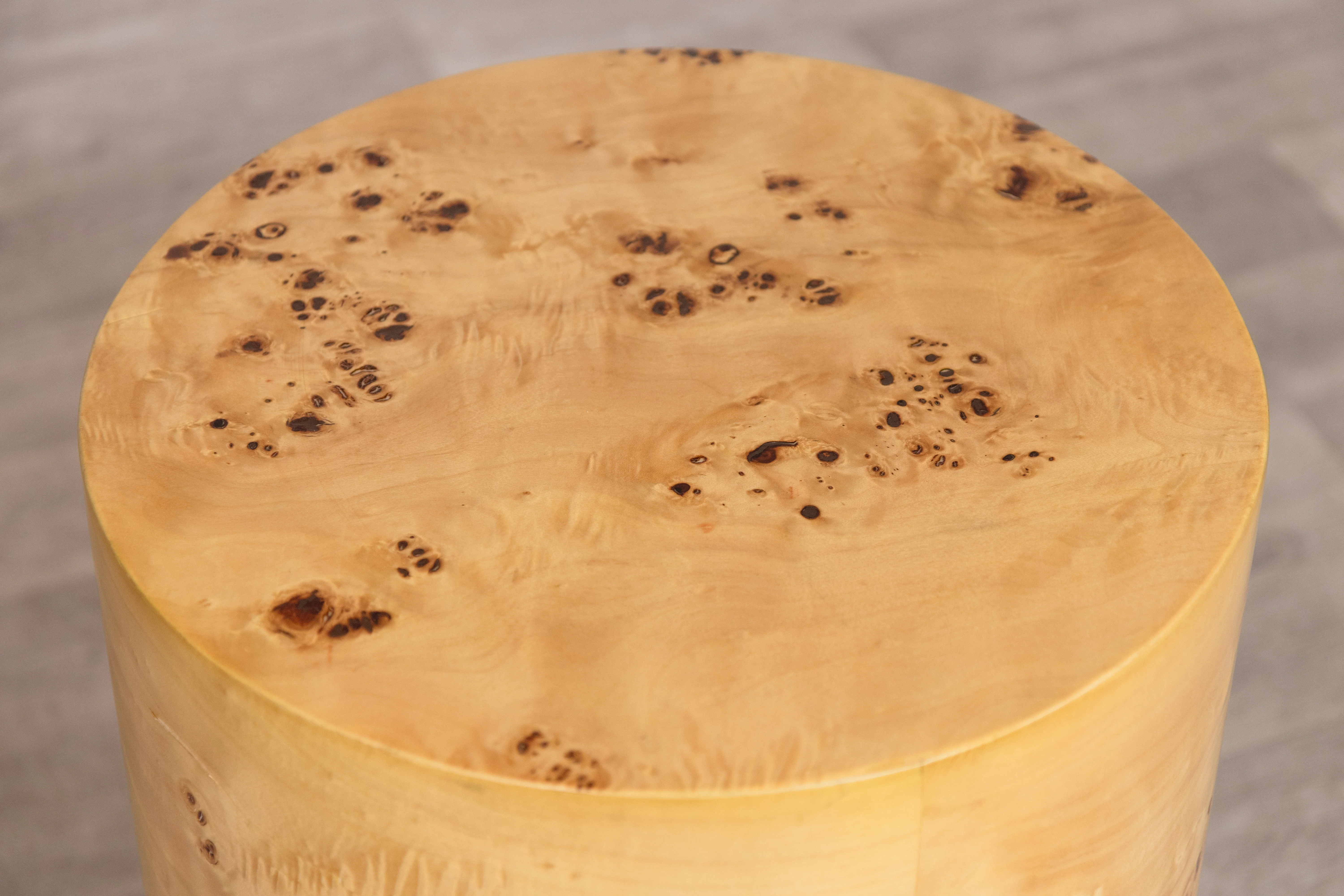 Casa Burl Wood Veneer Side Table - Image 4