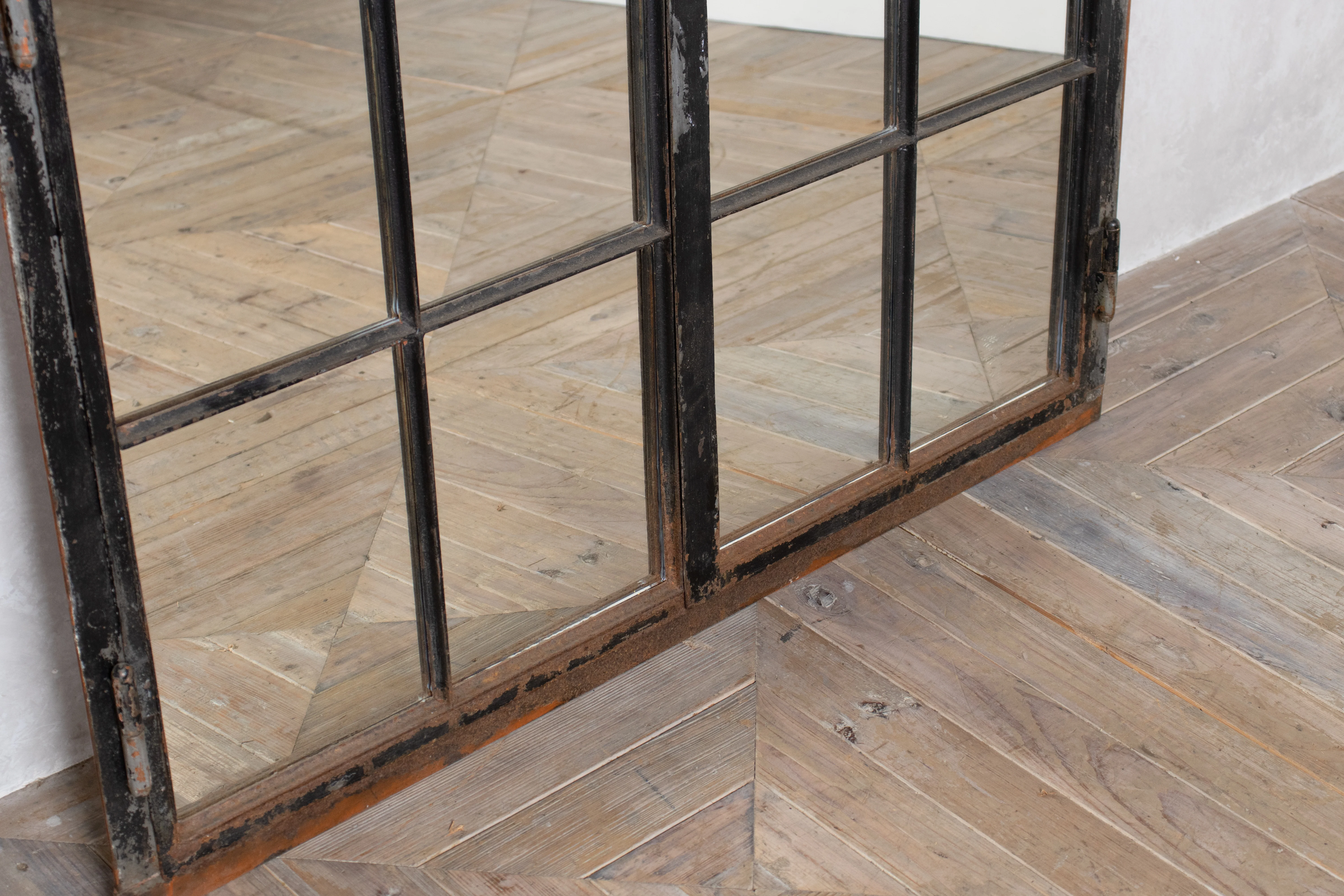 Cast Iron Mirrored Window - Image 10
