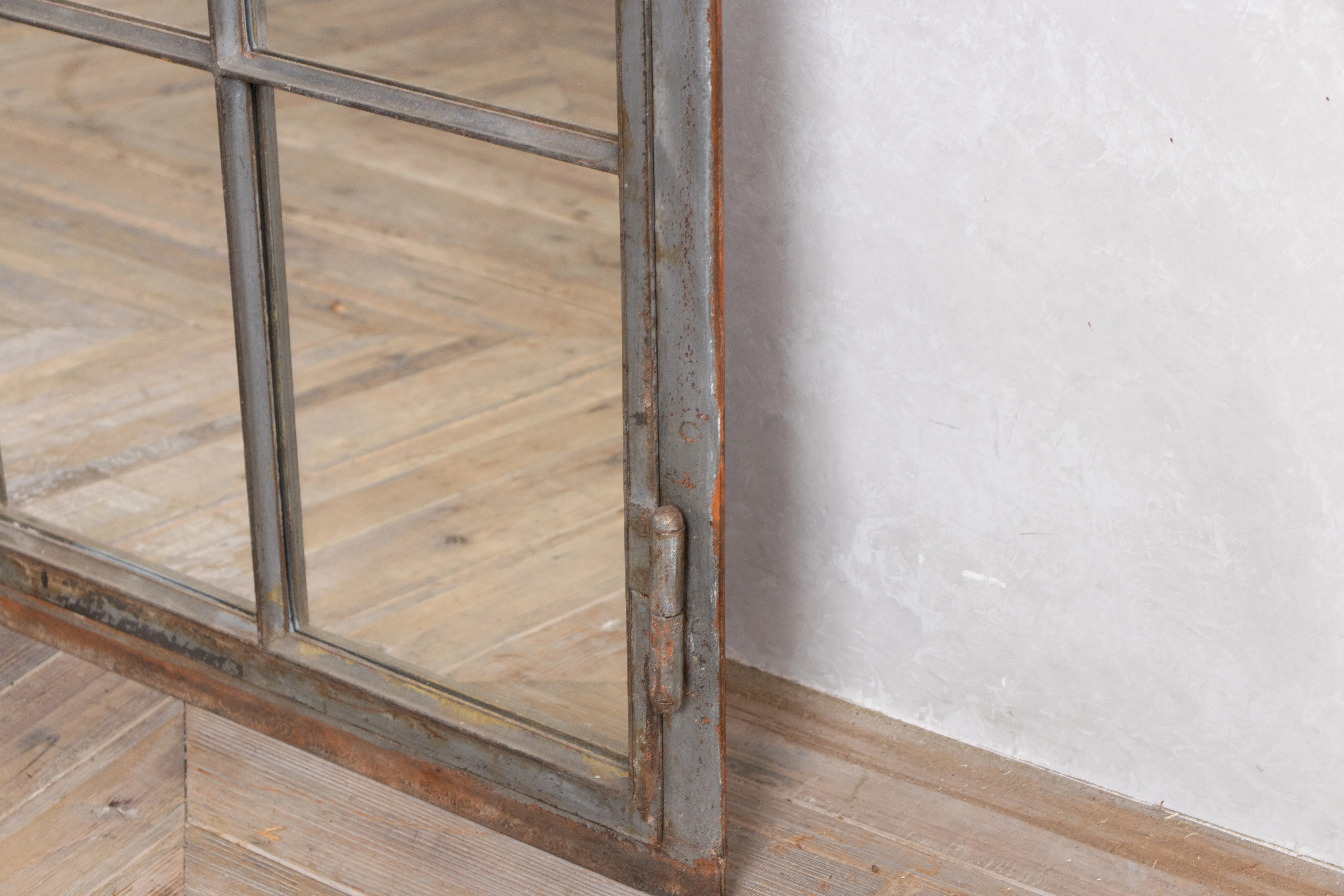 Cast Iron Mirrored Window - Image 3