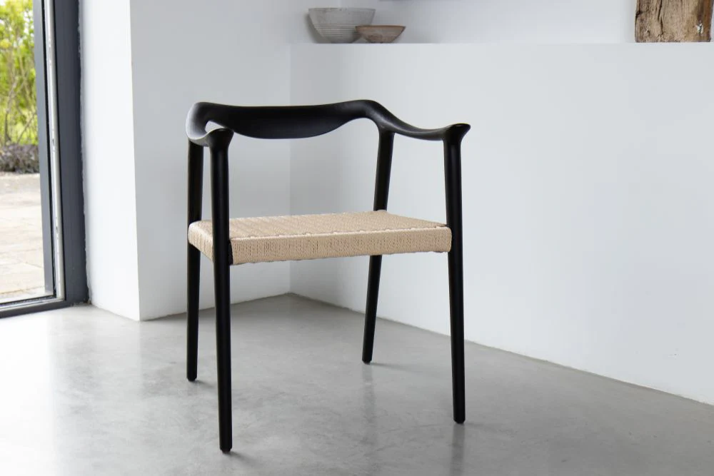 Cedar Scandi Style Dining Chair - Image 11