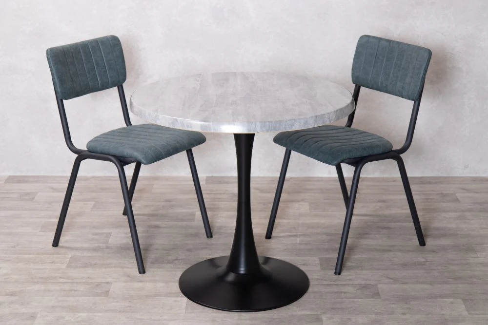 Cement Top Indoor Café Table Set - Image 13