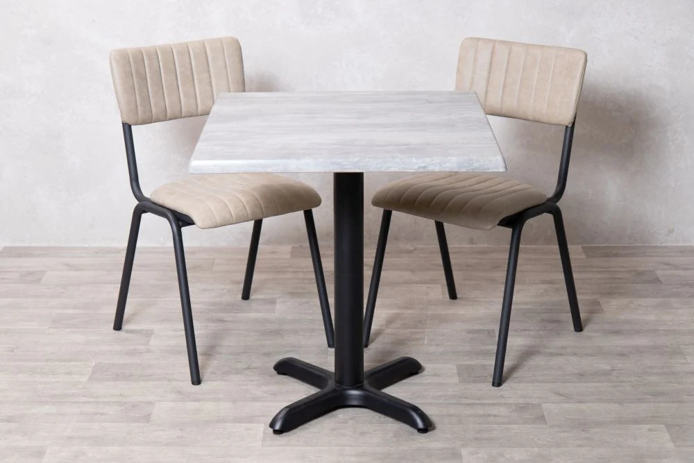 Cement Top Indoor Café Table Set - Image 23