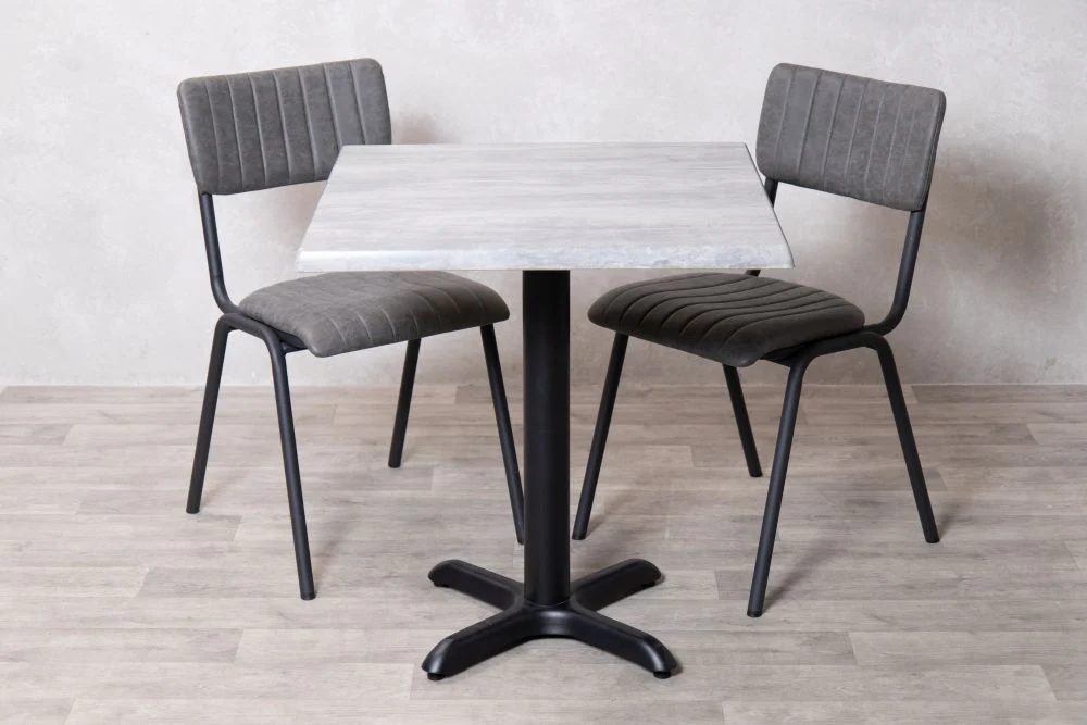 Cement Top Indoor Café Table Set - Image 24
