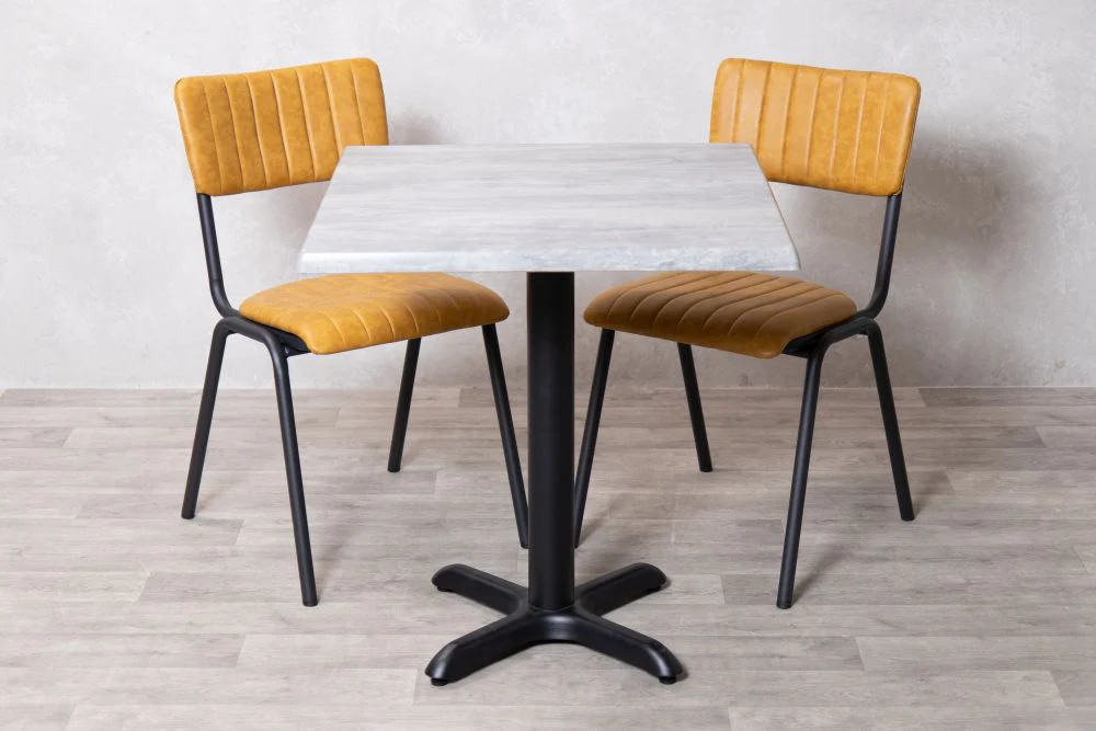 Cement Top Indoor Café Table Set - Image 25