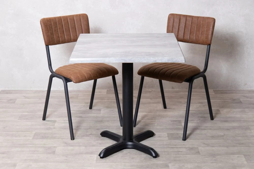 Cement Top Indoor Café Table Set - Image 27