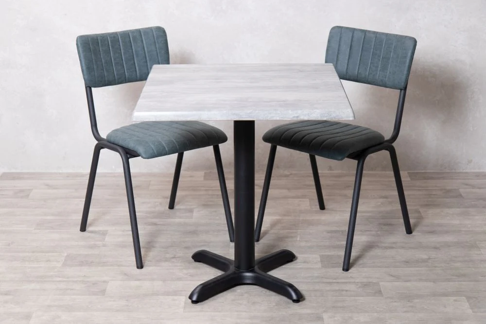 Cement Top Indoor Café Table Set - Image 28