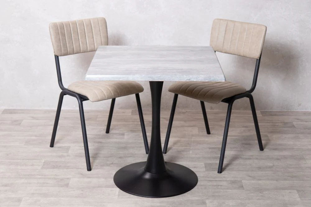 Cement Top Indoor Café Table Set - Image 31