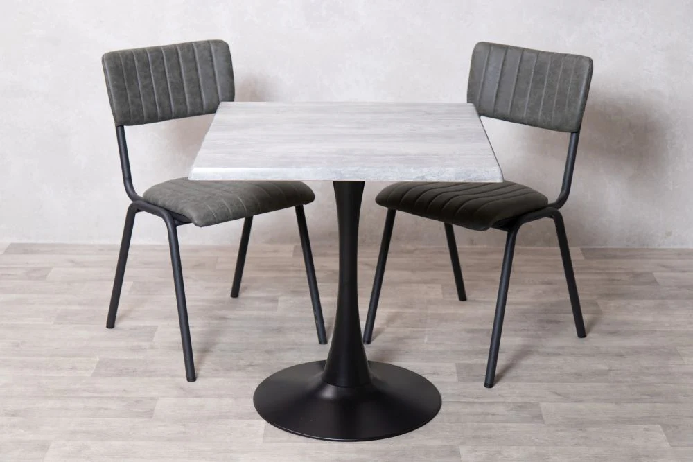 Cement Top Indoor Café Table Set - Image 34
