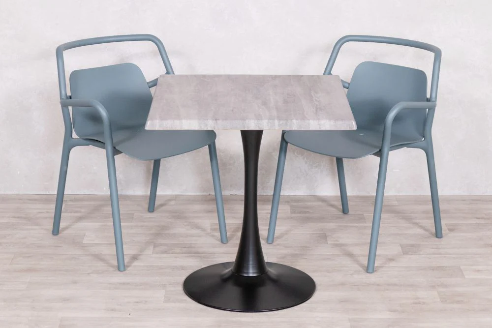 Cement Top Outdoor Café Table Set with Ibiza Chairs - Image 20