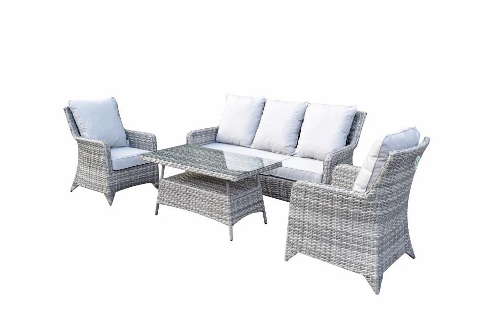 Charlecote 5 Seat Sofa Set with High Coffee Table - Image 2