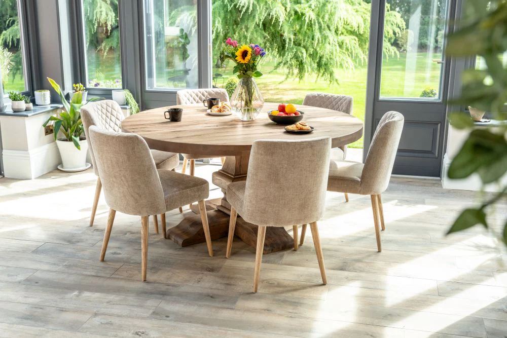 Rouen Chenille Dining Chairs - Image 3