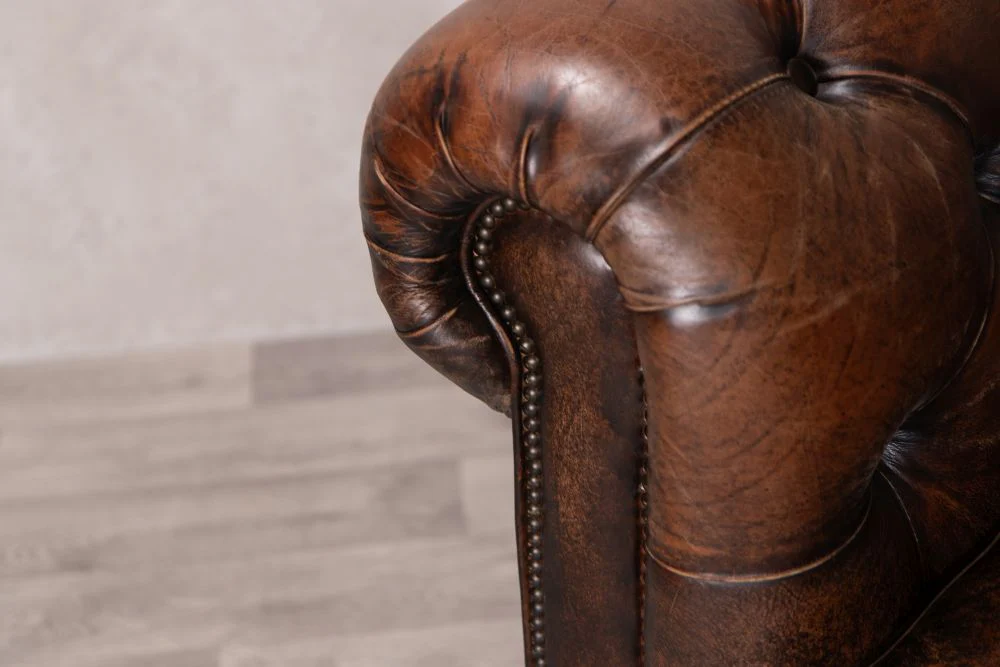 Chesterfield Leather Sofa Range - Image 7