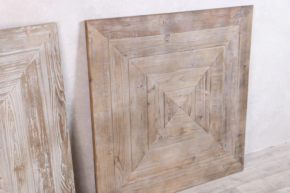 Chevron Reclaimed Pine Flooring - Ash - Image 4