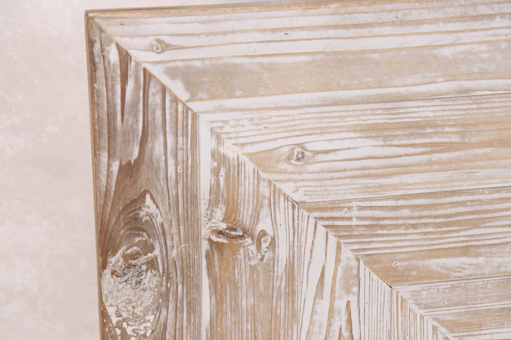 Chevron Reclaimed Pine Flooring - Ash - Image 7