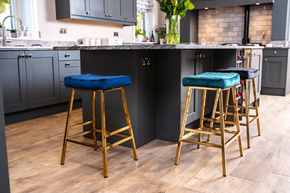 Christie Velvet Breakfast Bar Stool - Image 21