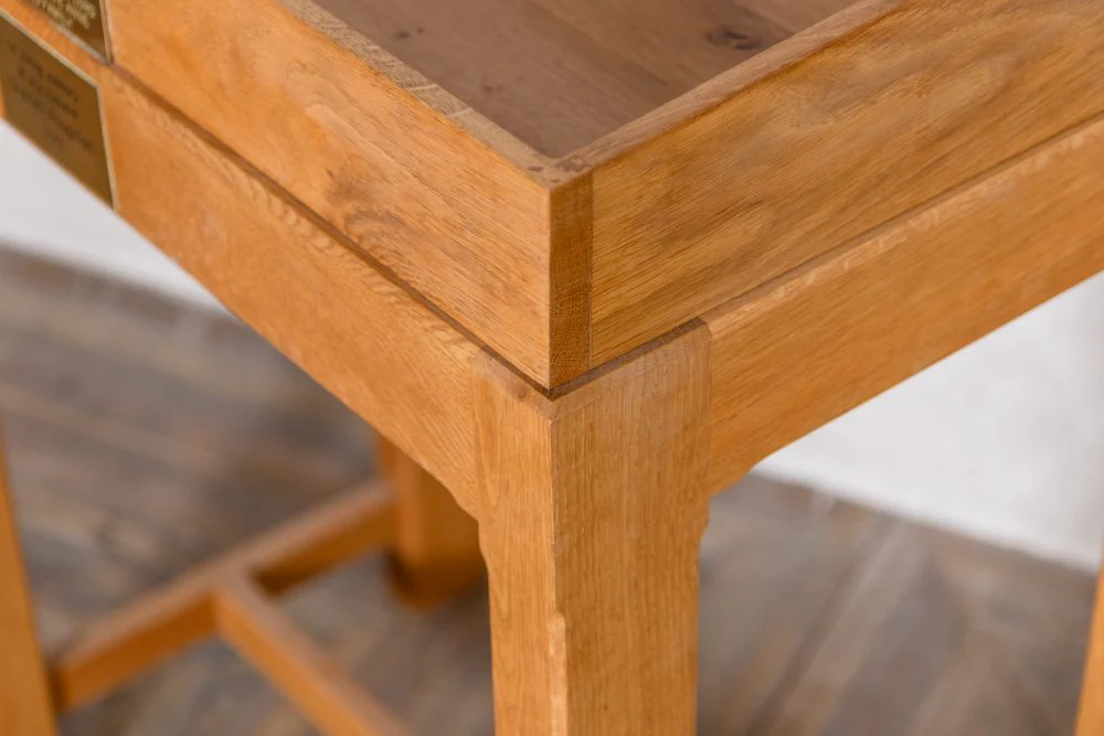 Collectors Display Solid English Oak Watch Cabinet - Image 5