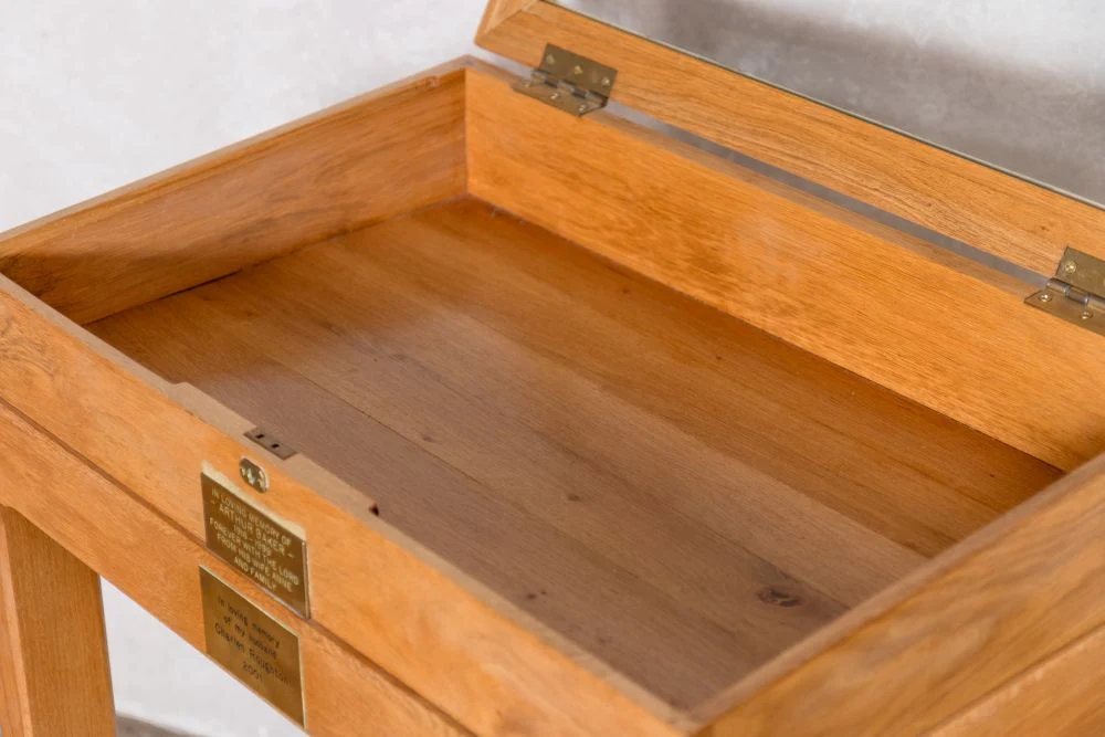 Collectors Display Solid English Oak Watch Cabinet - Image 6
