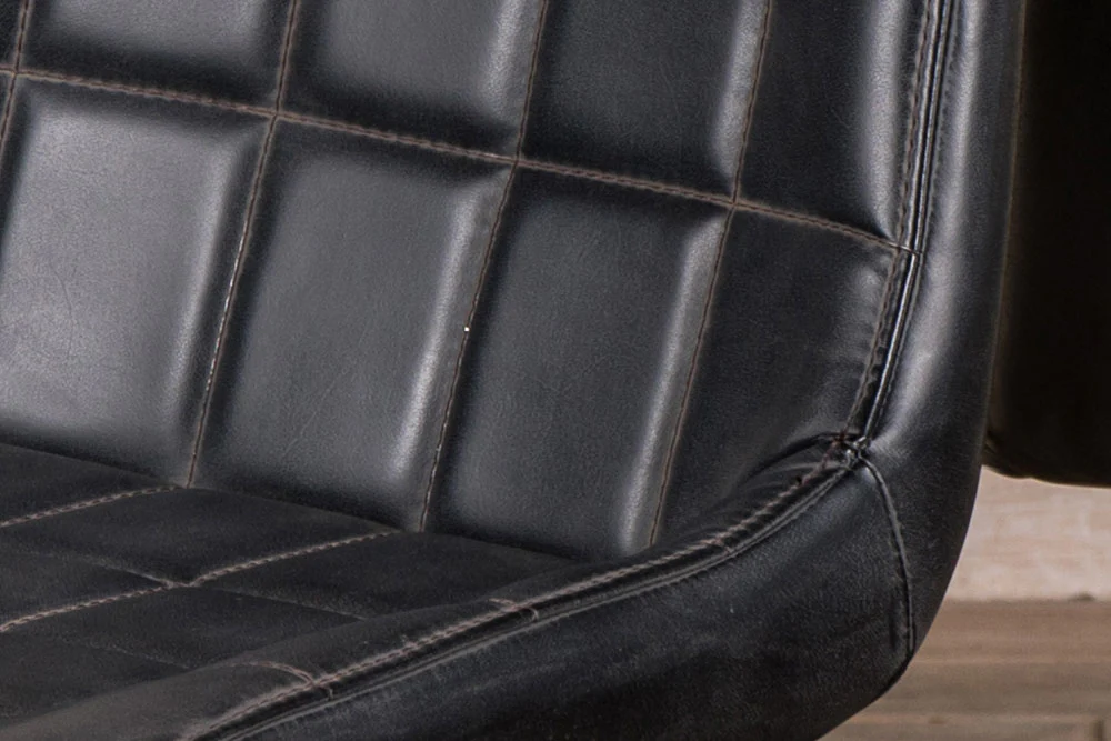 Carrera Contemporary Faux Leather Dining Chairs - Image 7