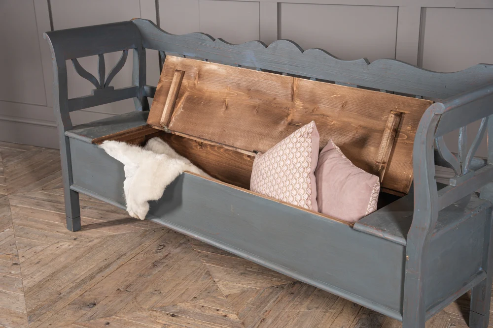 Authentic Pine Continental Hall Bench Range - Image 3
