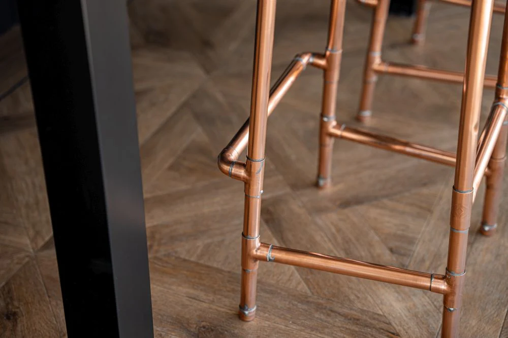 Copper Bar Stools - Handmade - Image 13