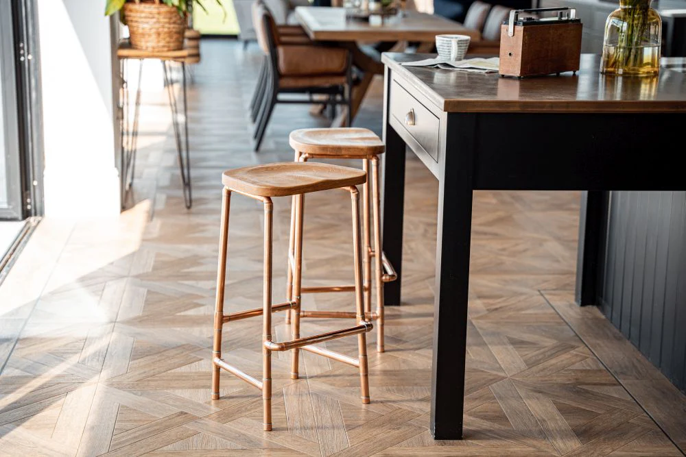 Copper Bar Stools - Handmade - Image 4