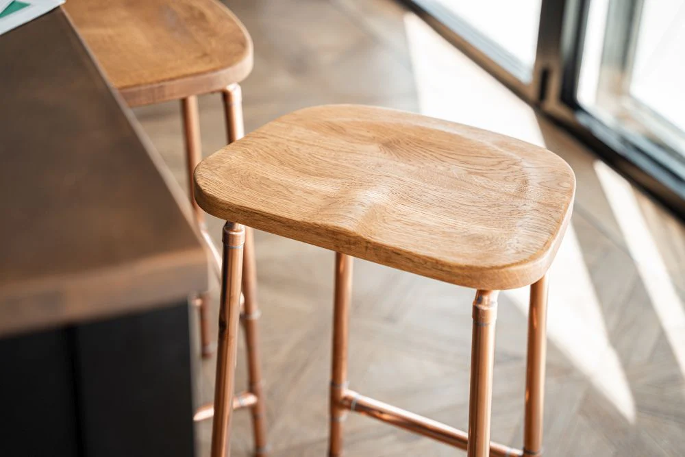 Copper Bar Stools - Handmade - Image 6